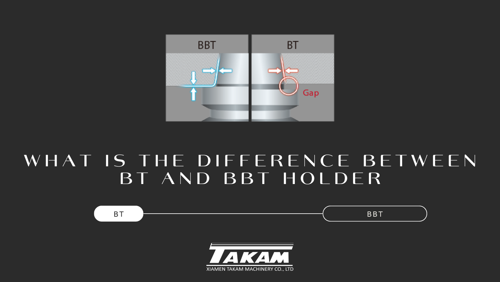 BT和BBT刀柄有什麼差別？ - 厦门大金机械有限公司